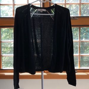 LOFT Black Open cardigan sweater